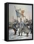 Heroes of the Marne, 1915-Georges Bertin Scott-Framed Stretched Canvas