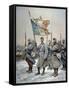 Heroes of the Marne, 1915-Georges Bertin Scott-Framed Stretched Canvas