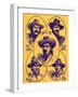Heroes of the Wild West-Robert Prowse-Framed Giclee Print