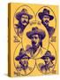 Heroes of the Wild West-Robert Prowse-Stretched Canvas
