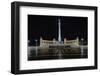 Heroes Square At Night In Budapest, Hungary-George Oze-Framed Photographic Print