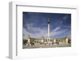 Heroes' Square in Budapest-Jon Hicks-Framed Photographic Print