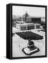 Heroes' Square in Vienna with a War Memorial Against Background of Museum of Natural History-Robert Hunt-Framed Stretched Canvas