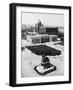 Heroes' Square in Vienna with a War Memorial Against Background of Museum of Natural History-Robert Hunt-Framed Photographic Print