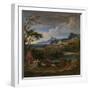 Heroic Landscape with Rainbow, 1824-Joseph Anton Koch-Framed Premium Giclee Print