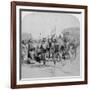 Heroic Sports of the Kraal, a Zulu War Dance, Zululand, South Africa, 1901-Underwood & Underwood-Framed Giclee Print