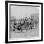 Heroic Sports of the Kraal, a Zulu War Dance, Zululand, South Africa, 1901-Underwood & Underwood-Framed Giclee Print