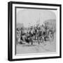 Heroic Sports of the Kraal, a Zulu War Dance, Zululand, South Africa, 1901-Underwood & Underwood-Framed Giclee Print