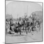 Heroic Sports of the Kraal, a Zulu War Dance, Zululand, South Africa, 1901-Underwood & Underwood-Mounted Giclee Print
