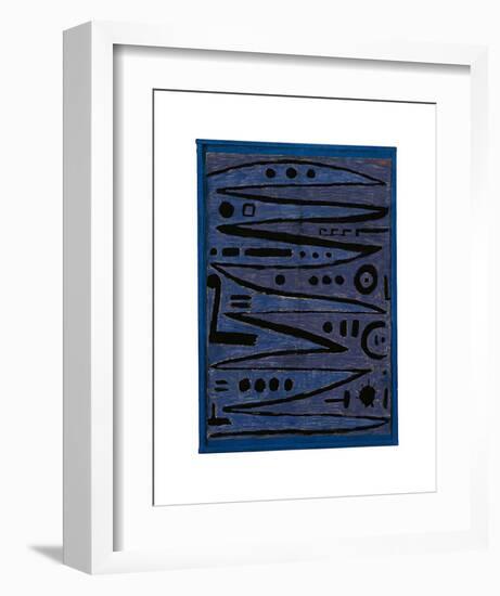 Heroic Strokes of the Bow, c.1928-Paul Klee-Framed Art Print