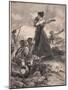 Heroism of the Maid of Sragossa Ad 1808-William Heysham Overend-Mounted Giclee Print