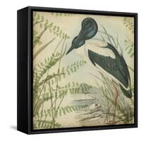 Heron and Ferns I-Vision Studio-Framed Stretched Canvas