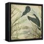 Heron and Ferns I-Vision Studio-Framed Stretched Canvas
