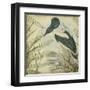 Heron and Ferns I-Vision Studio-Framed Art Print