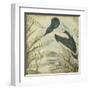 Heron and Ferns I-Vision Studio-Framed Art Print