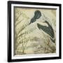 Heron and Ferns I-Vision Studio-Framed Art Print