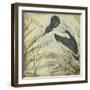 Heron and Ferns I-Vision Studio-Framed Art Print