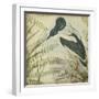 Heron and Ferns I-Vision Studio-Framed Art Print