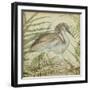 Heron and Ferns II-Vision Studio-Framed Art Print