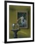 Heron and Goldfish-Harro Maass-Framed Giclee Print