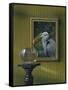 Heron and Goldfish-Harro Maass-Framed Stretched Canvas