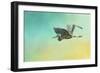 Heron at Sea-Jai Johnson-Framed Giclee Print