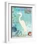 Heron Beach-Bee Sturgis-Framed Art Print