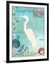 Heron Beach-Bee Sturgis-Framed Art Print