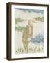 Heron Collage - Stand-Belle Poesia-Framed Giclee Print