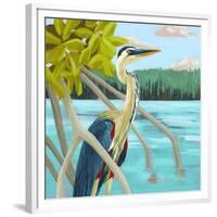 Heron Hideout-Dora Knuteson-Framed Giclee Print