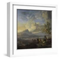 Heron Hunt, Philips Wouwerman-Philips Wouwerman-Framed Art Print