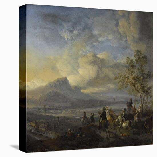 Heron Hunt, Philips Wouwerman-Philips Wouwerman-Stretched Canvas