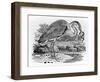 Heron, Illustration from 'A History of British Birds' by Thomas Bewick, First Published 1797-Thomas Bewick-Framed Giclee Print