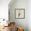 Heron on Tan I-Julie DeRice-Framed Art Print displayed on a wall