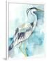 Heron Splash I-Jennifer Goldberger-Framed Art Print