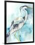 Heron Splash I-Jennifer Goldberger-Framed Art Print