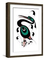 Heron-Danny Dennis-Framed Art Print