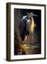 Heron-Vivienne Dupont-Framed Art Print