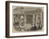 Herr Kaufmann and Son's Grand Musical Performance at Buckingham Palace-null-Framed Giclee Print