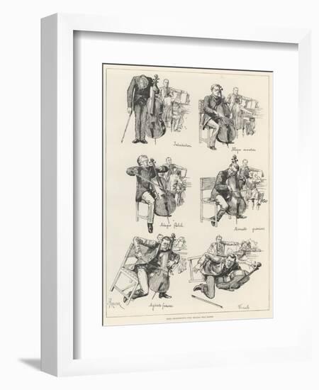 Herr Philipssohn's Only Recital This Season-Amedee Forestier-Framed Giclee Print