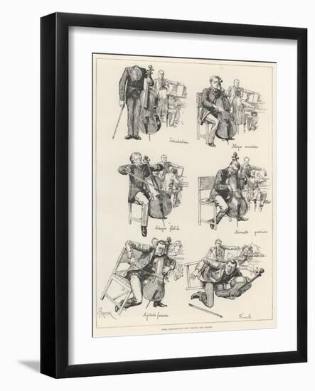 Herr Philipssohn's Only Recital This Season-Amedee Forestier-Framed Giclee Print