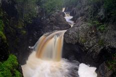 River Flowing through the Woods-herreid-Photographic Print