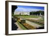 Herrenchiemsee castle on Herreninsel island in Lake Chiemsee, Upper Bavaria, Bavaria, Germany-null-Framed Art Print