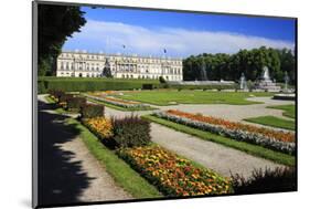 Herrenchiemsee castle on Herreninsel island in Lake Chiemsee, Upper Bavaria, Bavaria, Germany-null-Mounted Art Print