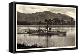 Herreninsel Chiemsee, Dampfer Ludwig Fessler-null-Framed Stretched Canvas