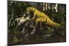 Herrerasaurus, an Early Dinosaur, Attacks a Dicynodont-Stocktrek Images-Mounted Art Print