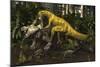 Herrerasaurus, an Early Dinosaur, Attacks a Dicynodont-Stocktrek Images-Mounted Art Print