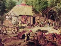 Landscape with Forge, Detail of the Foundry-Herri Met De Bles-Giclee Print