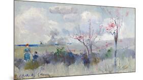 Herrick's Blossoms-Charles Conder-Mounted Premium Giclee Print