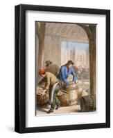 Herring Curing, C1845-Benjamin Waterhouse Hawkins-Framed Giclee Print